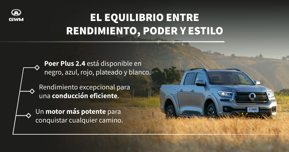 Camioneta pick up Poer Plus 2.4