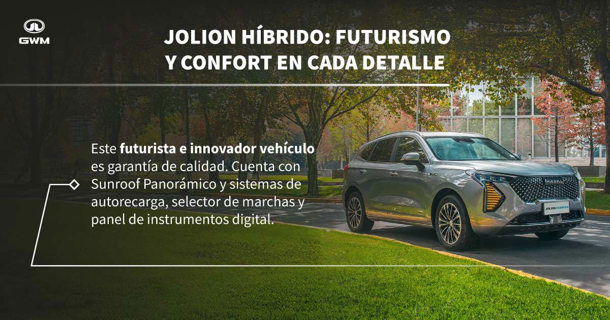 SUV Híbrido Jolión Híbrido en ciudad.