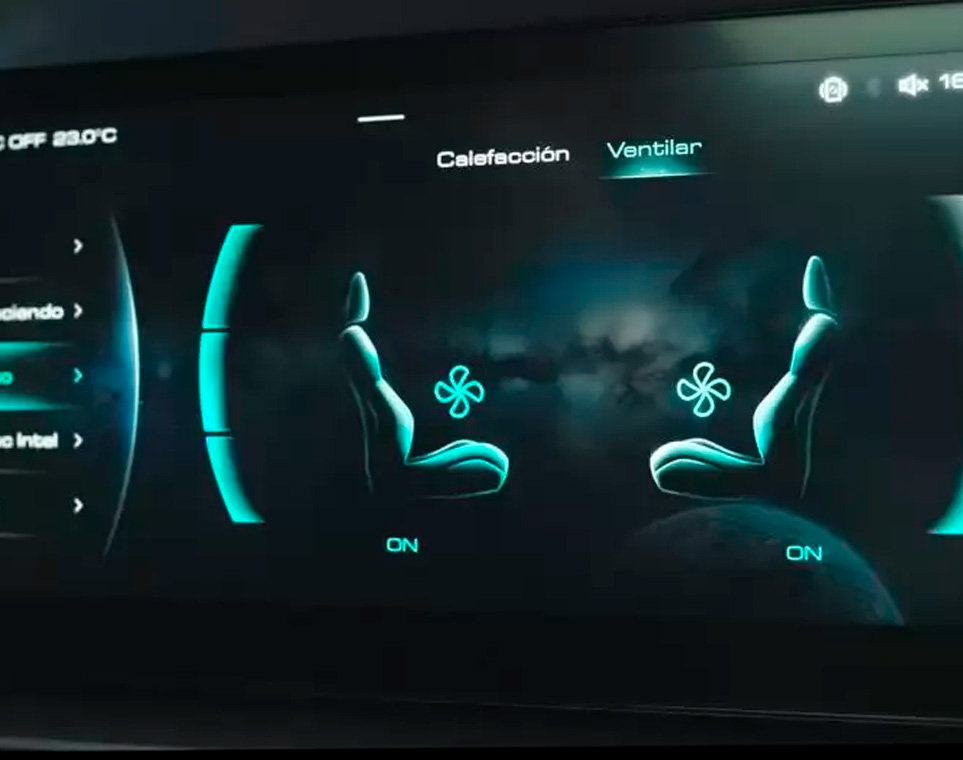 Calefacción en asientos HAVAL H6 GT
